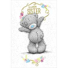 Special Sister Birthday Me to You Bear Card Image Preview